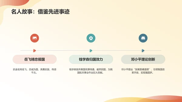 红色水墨风爱国教育PPT模板