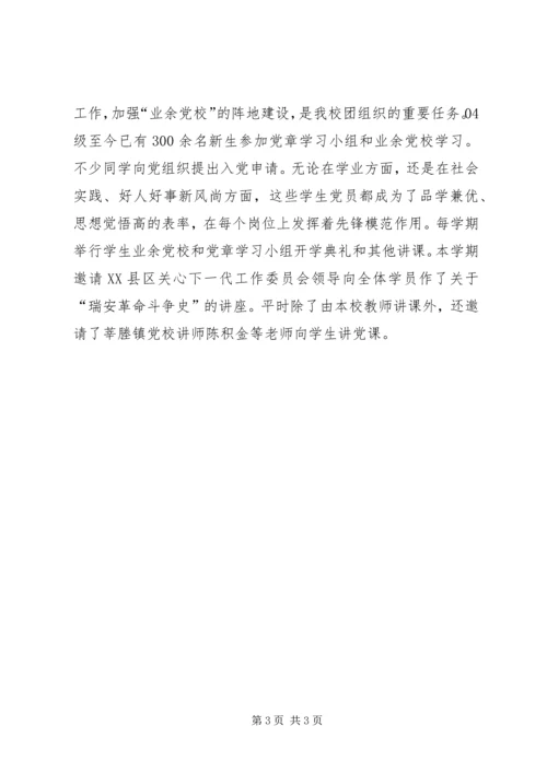优秀团干部申报材料 (4).docx
