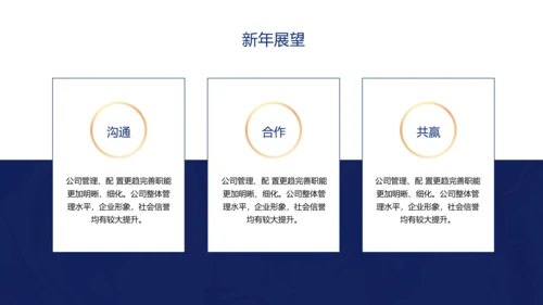 商务风蓝金奢华地产客户答谢会