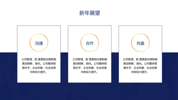 商务风蓝金奢华地产客户答谢会