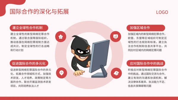 红色插画风新型网络犯罪的规制与司法适用研究论文答辩PPT
