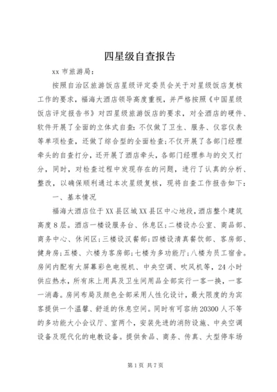 四星级自查报告.docx