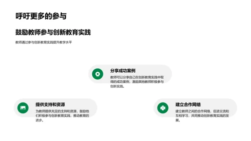 创新教育实践讲解PPT模板