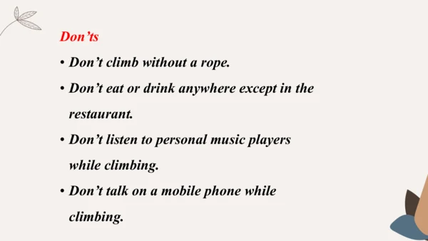 Module4 Rules and suggestion Unit 3 Language in us