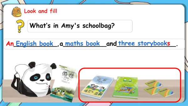 Unit 2 My schoolbag-A Let's talk（课件）-2024-2025学年人教