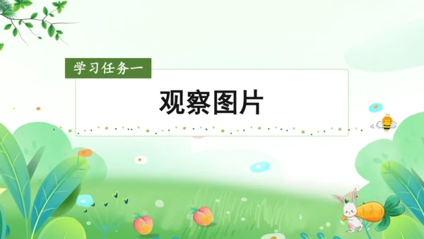 统编版语文一年级上册 课文4 交际《小兔运南瓜》（教学课件）