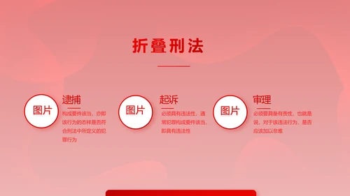 红色大气法律知识讲座年年终总结PPT