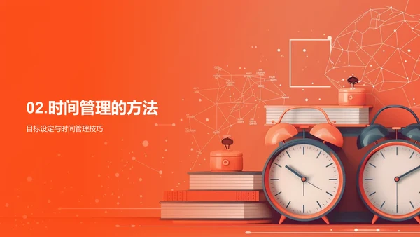 学习时间管理PPT模板