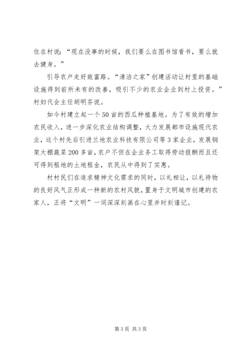 乡镇妇联开展“清洁之家”创建活动情况汇报.docx