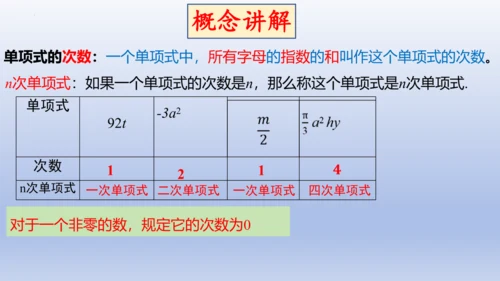 4.1 整式   课件-2024-2025学年人教版数学七年级上册