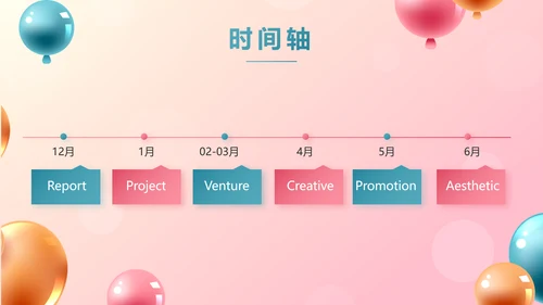 唯美气球活动营销方案销售策划动态PPT模板