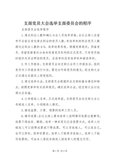 支部党员大会选举支部委员会的程序 (2).docx