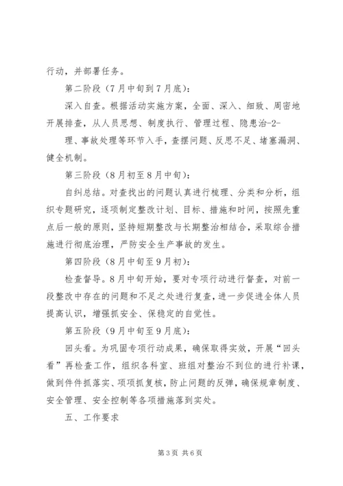 项目部安全生产大排查大整治专项行动实施方案.docx