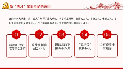 加强党的作风建设纠四风树新风育清风廉政党课PPT