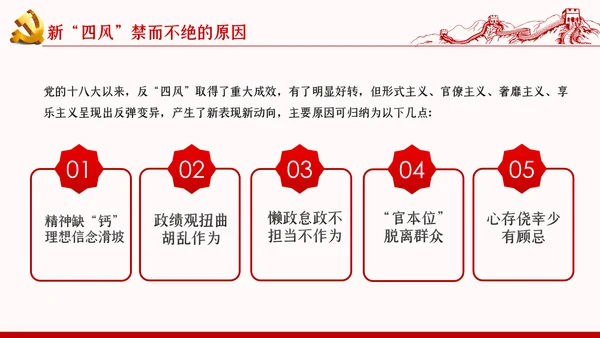 加强党的作风建设纠四风树新风育清风廉政党课PPT