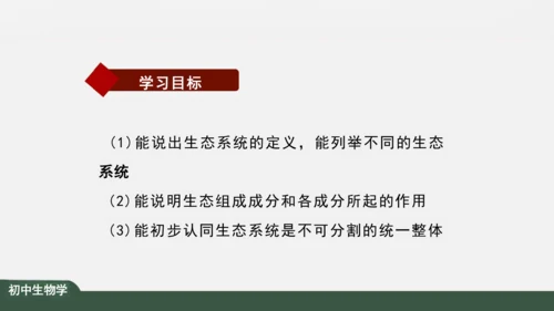 1.2.2 生物与环境组成生态系统 课件（共30张PPT）