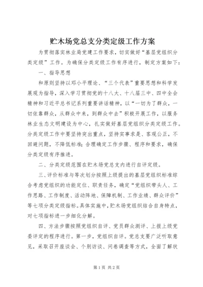 贮木场党总支分类定级工作方案.docx