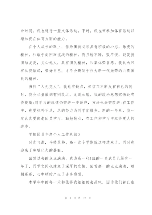 学校团员年度个人工作总结.docx