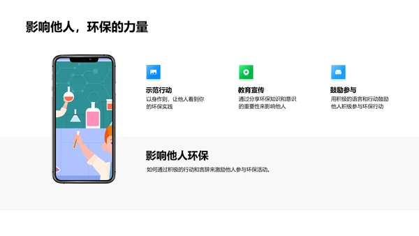 环保实践报告PPT模板