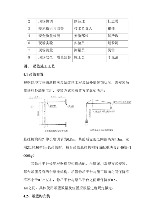 吊篮综合施工专题方案正文.docx