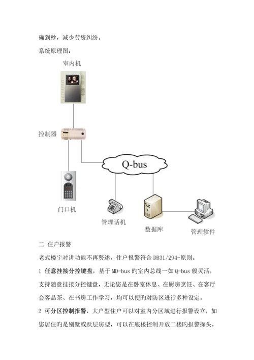 智能小区与智能家居整体解决系统综合设计专题方案.docx