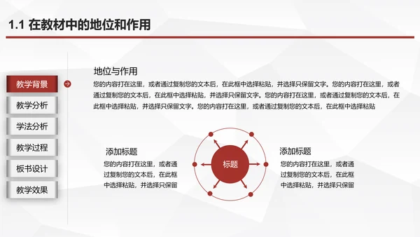 教育教学说课公开课PPT模板