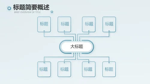 蓝色创意团队协作运营动态PPT