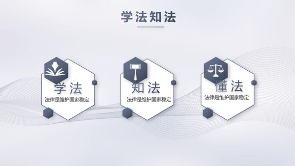 蓝色大气法律工作汇报动态PPT