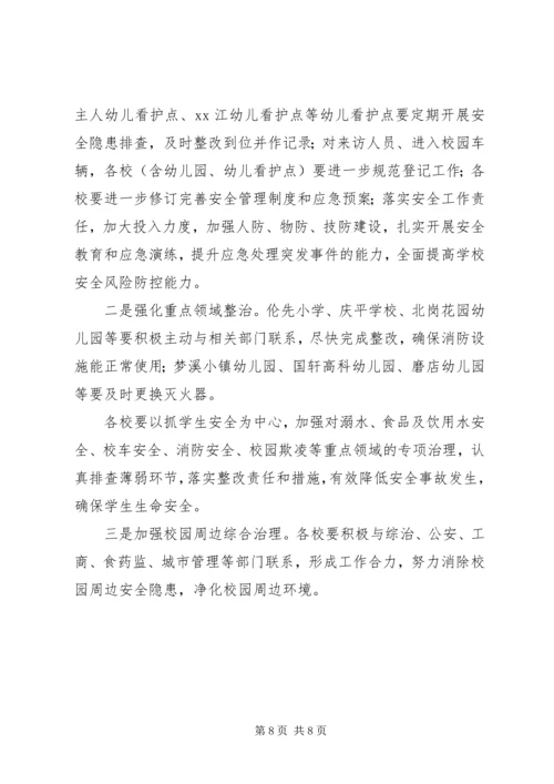 学校安全风险防控专项督查工作情况汇报 (3).docx
