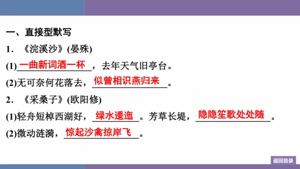 八年级上册第6单元 课外古诗词诵读 训练提升课件(共12张PPT)