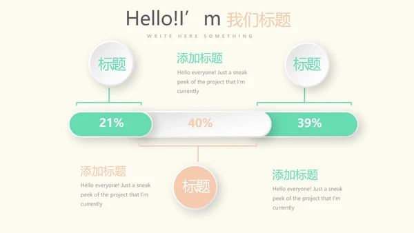 母婴婴儿护理年年终总结PPT动态模板