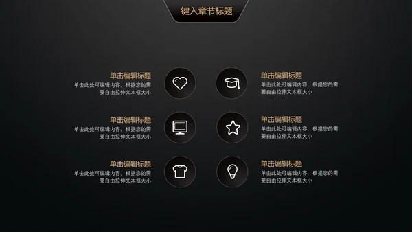 黑金轻奢商业计划书通用PPT模版