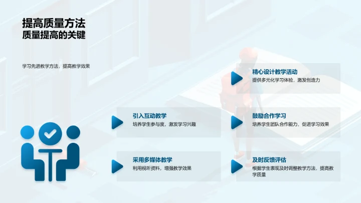 教学工作季度报告PPT模板