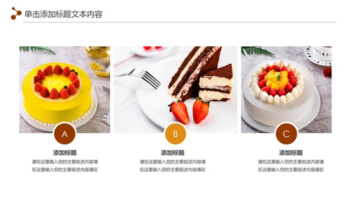 甜品蛋糕美食甜点下午茶动态PPT模板