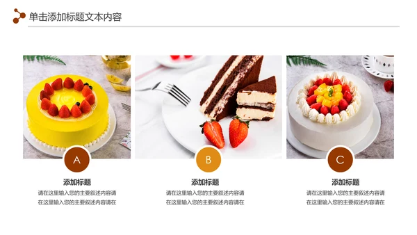 甜品蛋糕美食甜点下午茶动态PPT模板