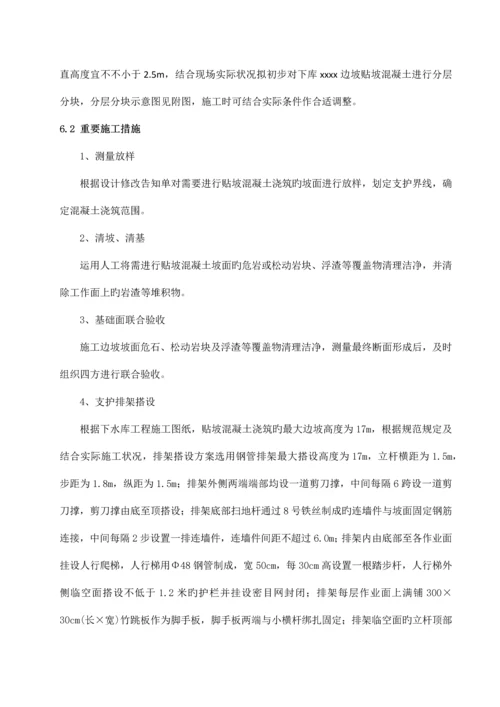 进出水口贴坡砼施工方案.docx