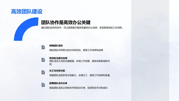 提升医疗办公效率PPT模板
