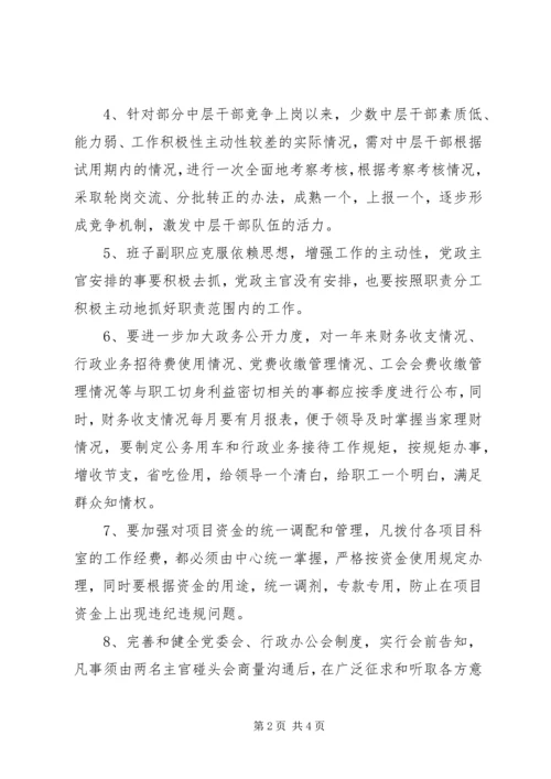 疾控中心党委工作措施.docx