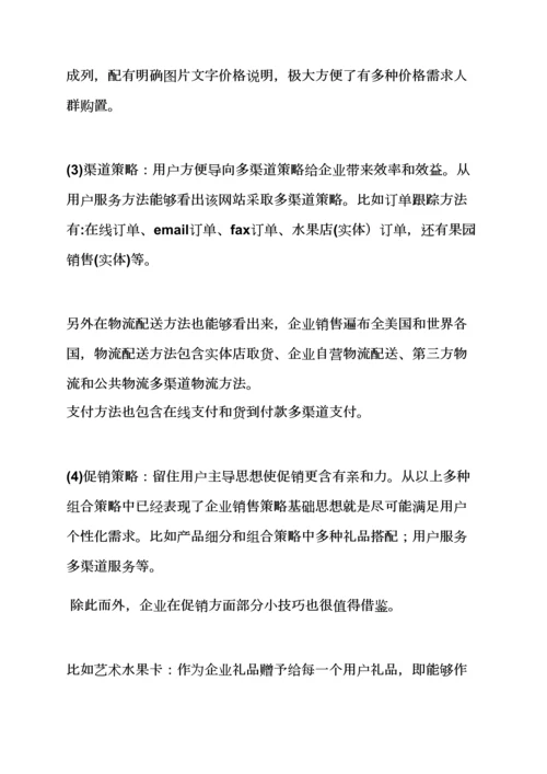 水果作文之水果网络营销专业策划专项方案.docx