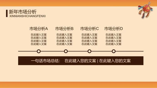 国潮虎年风新年工作计划通用PPT模板