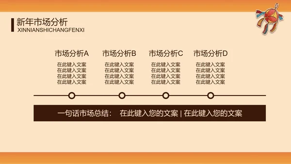 国潮虎年风新年工作计划通用PPT模板
