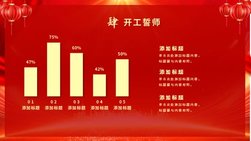 开工大吉新年新气象企业新年开工誓师大会通用PPT模板