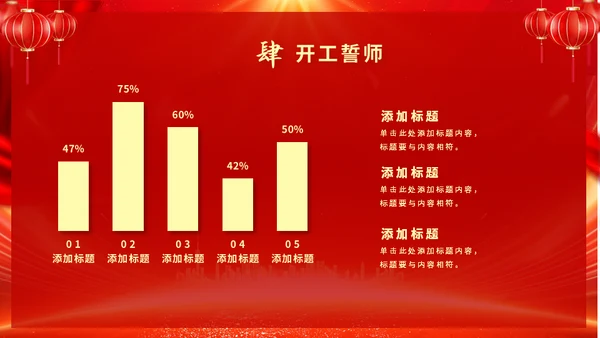 开工大吉新年新气象企业新年开工誓师大会通用PPT模板