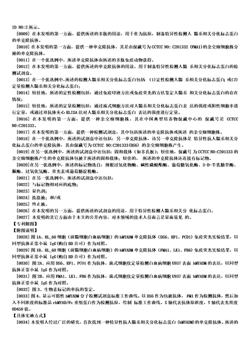 抗人髓系相关分化标志蛋白的单克隆抗体fma1及其应用的制作方法