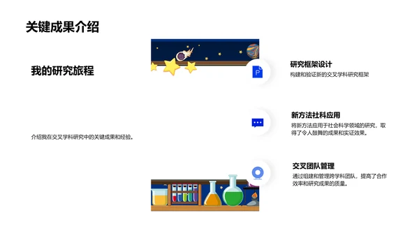 交叉学科答辩报告PPT模板