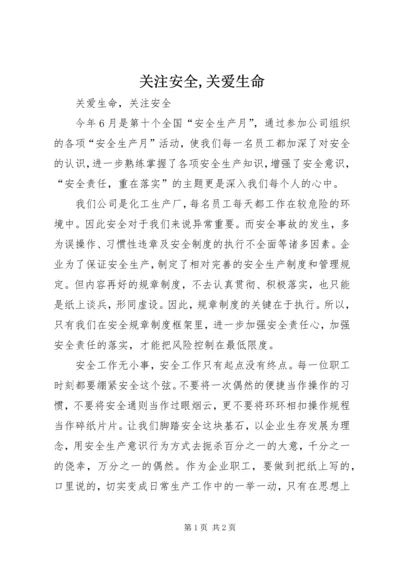 关注安全,关爱生命 (2).docx