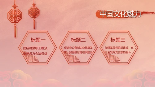 红色党支部党员风采展示作总结PPT