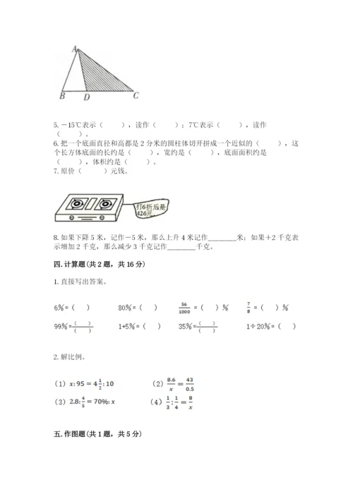 北京版小学六年级下册数学期末综合素养测试卷含完整答案【考点梳理】.docx