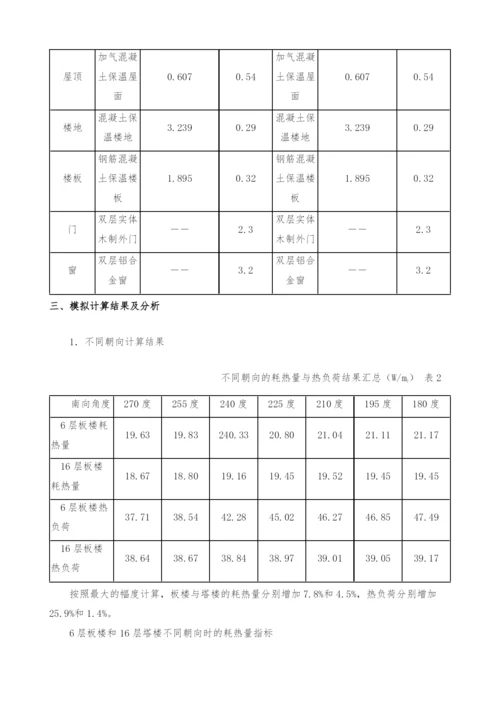 单体住宅建筑围护结构采暖能耗分析.docx