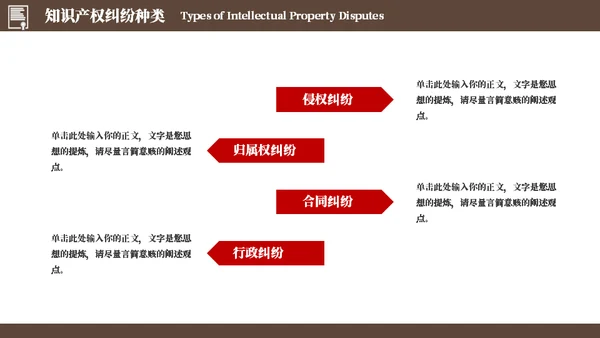 知识产权产权纠纷通用模板